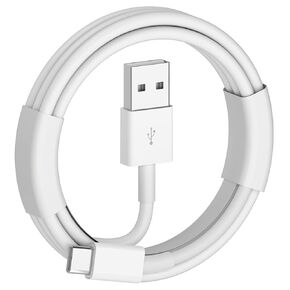 كابل Car CarPlay لـ Apple iPhone 16 ، iPhone 16 Plus ، iPhone 16 Pro ، iPhone16 Pro Max ، لـ AirPods 4 Gen ، Airpods Pro 2nd ، USB A to USB C Fast Charger Cable Cable Carting 3ft (White)