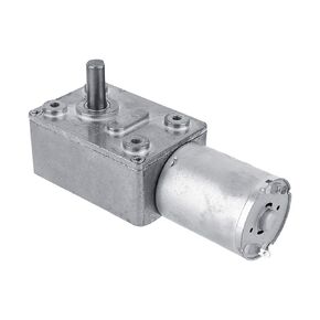 DC 12v Reduction Motor, 12V High Motor, Gear Motor 6 RPM, Worm Gear Motor, Electric Drive Motor, Motor with, Reversible High Turbo Worm Geared Motor(6RPM)
