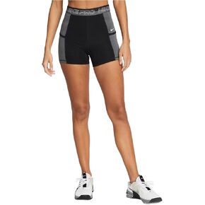 Nike Pro Women's High-Waisted 3" Training Shorts with Pockets (as1, Alpha, s, Regular, Regular)