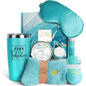 Birthday Gifts for Women, 9pcs Unique Gifts for Women, Relaxing Spa Gift Baskets for Women, Valentines Day Gifts for Her Friendship Mom Sister Wife Coworker Teacher Friends Female
