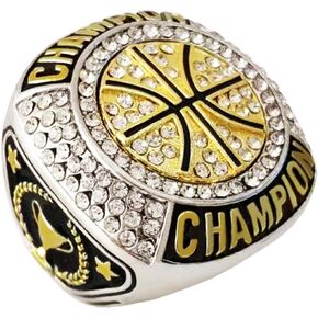 Basketball Champion Ring Trophy Award Winner MVP Collectible Gift Championship Ring (Just Ring, sz 11)