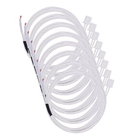 Ender-3/ Ender-3-v2 Thermistor Replacement: 8PCS 1.3m 3D Printer NTC 100K Thermistor High Temp Sensor for Creality Ender 3 V2 Neo/3 Pro/3 V3/Voxelab Aquila, Durable and Flexible