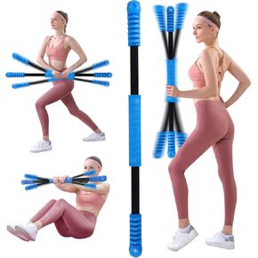 Fitness Bar for Workout,Elastic Exercise Bar, Vibration Weight Stick,Fat Buring Workout Bar for Yoga Pilates Sports,Core Strength Training,Arm Shoulder Stretch at Home Gym.