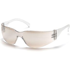 Pyramex Safety Glasses,Clr/I/O Mirror (Pack of 12)