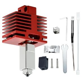 tz4.0 Upgrade x1c Hotend High Flow Extrusion Head Kit Compatible with Bambu lab X1 Carbon X1 X1C Series 3D Printers, with Removable Hardened Steel 0.4mm Nozzle,3D Printer Accessories