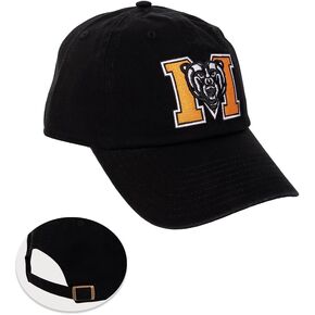 Desert Cactus Mercer University Baseball Hat Bears Brimmed Embroirderd Hats Cap Adjustable Cloth Strap Adult (Style A) Black