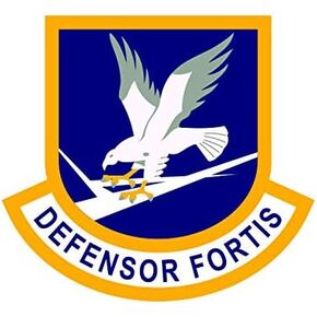USAF Security Forces Sticker Decal Self Adhesive Defensor Fortis Military secfor Police 4.00" Wide