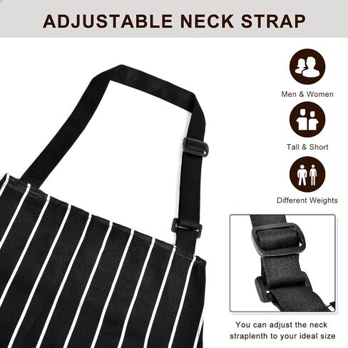 2 Pack Apron, Aprons for women with pockets, Cooking aprons for women, Kitchen aprons, Aprons for cooking in Saudi Arabia