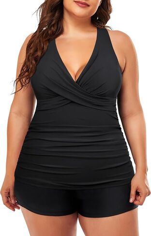 Firpearl underwire tankini swimsuits for women v neck twist tankini مع شورتات السيطرة على البطن بدلات الاستحمام اثنين 2025 in Kuwait