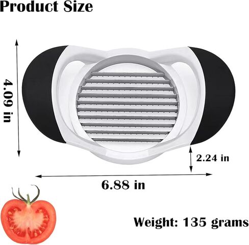 PCTC [1 Pack] Slicer Tomato Slicer ، STELL STEEL STELL SLICER ، SLICER VEGETABLE ، in Kuwait
