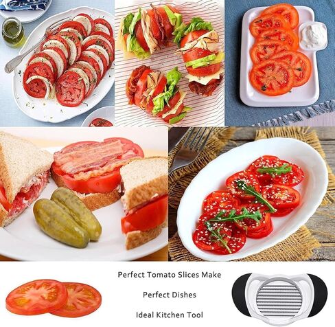 PCTC [1 Pack] Slicer Tomato Slicer ، STELL STEEL STELL SLICER ، SLICER VEGETABLE ، in Kuwait