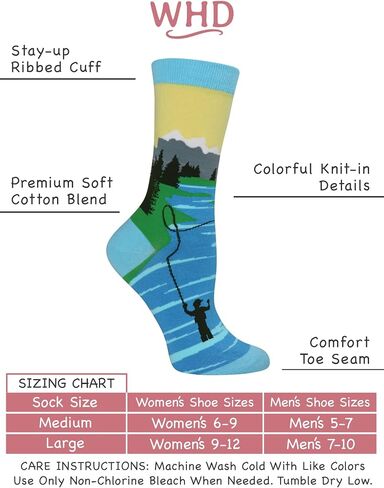 WHD Fly Fishing Socks Gift For Fly Fishing Lovers in Kuwait