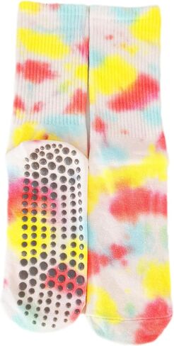 Women Grip Socks Indoor Floor Anti Slip Socks Running Yoga Soccer Gym Non Slip Dance Crew Sock 9-11 in Saudi Arabia