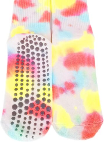Women Grip Socks Indoor Floor Anti Slip Socks Running Yoga Soccer Gym Non Slip Dance Crew Sock 9-11 in Saudi Arabia
