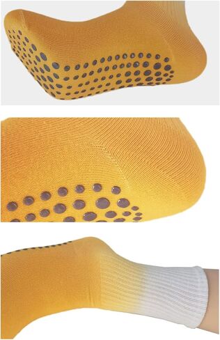Women Grip Socks Indoor Floor Anti Slip Socks Running Yoga Soccer Gym Non Slip Dance Crew Sock 9-11 in Saudi Arabia