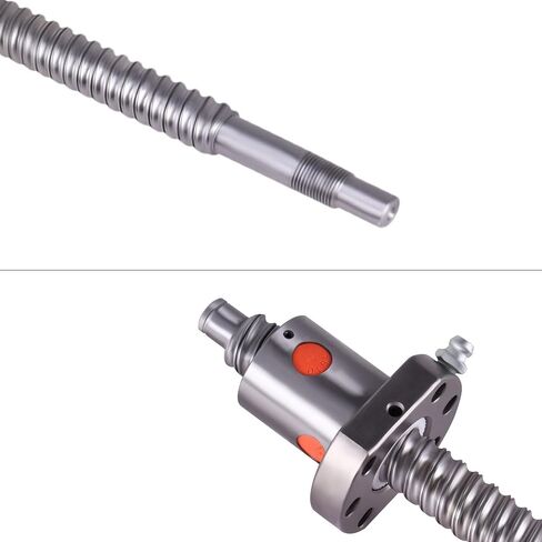 Ball Screw CNC Parts SFU1610 Screw＋NUT, 1pcs Ball Screw + 1pcs Nut，Diameter 16mm Lead 10mm Length 1200mm/47.244inch, for CNC Machine DIY, Manufacturing and Industrial Needs in Saudi Arabia