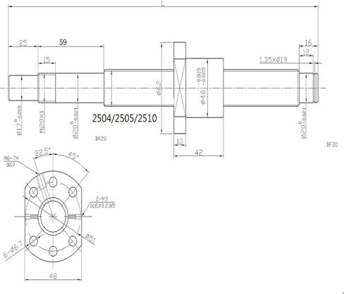 Ball Screw CNC Parts SFU1610 Screw＋NUT, 1pcs Ball Screw + 1pcs Nut，Diameter 16mm Lead 10mm Length 1200mm/47.244inch, for CNC Machine DIY, Manufacturing and Industrial Needs in Saudi Arabia