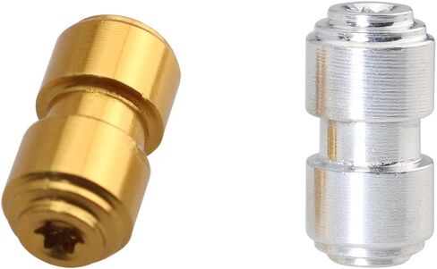 أزرار الإبهام 2pcs 0.390 × 0.197 × 0.197 مسامير التيتانيوم استبدال مسامير شفرة الجيب لبلون 535 Bugout 2 (أبيض/ذهبي) in Kuwait