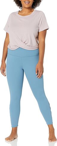 Amazon Essentials Cotton Cont's Cotton Knot Front T-Shirt (متوفرة بحجم زائد) (Core 10) سابقًا) in Saudi Arabia