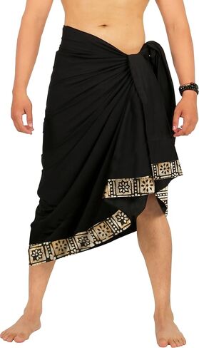 Happy Bay Men's Beachwear Pareo Wrap Summer Sarong in Kuwait