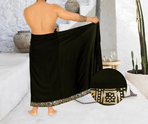 Happy Bay Men's Beachwear Pareo Wrap Summer Sarong in Kuwait