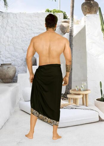 Happy Bay Men's Beachwear Pareo Wrap Summer Sarong in Kuwait