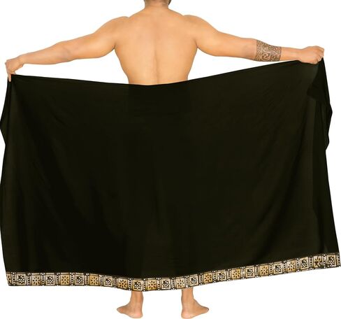 Happy Bay Men's Beachwear Pareo Wrap Summer Sarong in Kuwait