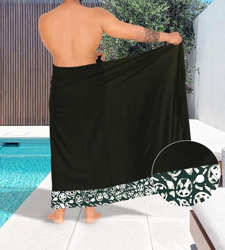 Happy Bay Men's Beachwear Pareo Wrap Summer Sarong in Kuwait