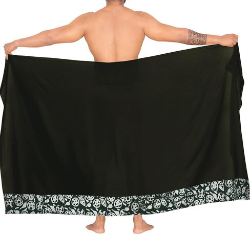 Happy Bay Men's Beachwear Pareo Wrap Summer Sarong in Kuwait