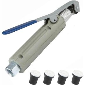 Sand Blaster Gun, Sandblasting Gun with 4 Ceramic Tip, Abrasive Sandblaster Gun Kit with Blaster Nozzles (2/2.5/3/3.5mm) for Deburring Removing Rust Paint Stain
