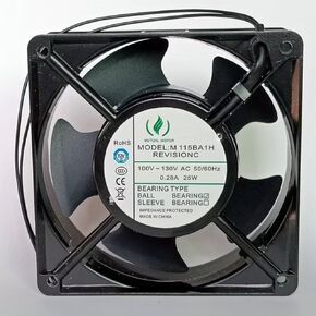 New M115BA1H 100V-130VAC 50/60Hz 0.28A 25W 12CM 12038 Cooling Fan for M115BA1H 2-Wire AC AXIAL Fan