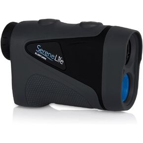 SereneLife Advanced Golf Laser Rangefinder with Pinsensor Technology - Waterproof Digital Golf Range Finder Accurate up to 540 Yards - Upgraded Optical View