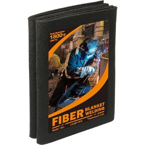 Welding Blanket Carbon Felt Welding Blanket Fireproof 2 Packs 12" X 36" Fire Resistant Soldering Mat Flame Retardant for Pit Soldering Welders Plumbers