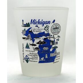 Michigan US States Series Collection Shot Glass