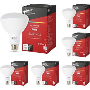LED Light Bulb Dimmable Broad Compatibility 90 CRI 1000 Lumens 5000K 22,000Hrs BR30 (6 Pack)