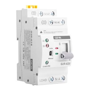 مفتاح التحويل التلقائي ذو الطاقة التلقائية المزدوجة مفاتيح المحدد الكهربائي غير المنقطعة DIN Rail Mini ATS (2POLE 63A AC110V)