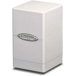 Ultra Pro White Satin Tower Deck Boxes