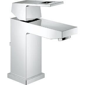 Grohe 2312900A Eurocube S-Size Single-Handle Single-Hole Bathroom Faucet - 1.2 GPM, Starlight Chrome