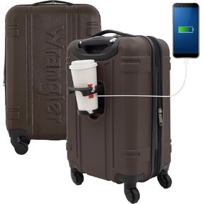 Wrangler Astral Hardside Luggage, Hydro, 20-Inch Carry-On