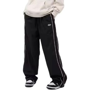 Mens Y2k Sweatpants Baggy Track Pants Harajuku Cargo Joggers Drawstring Parachute Pants for Men