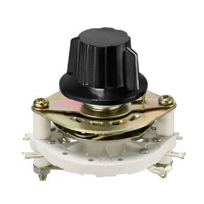 Band Selector Rotary Switch 2P2T 2 Pole 2 Position, 1 Deck [for Radio, TV, Industrial Machine Control Unit] - 1 Pcs