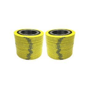 Sterling Seal 9000IR.500304GR150X48 304 Stainless Steel Spiral Wound Gasket with 304SS Inner Ring and Flexible Graphite Filler, Pressure Class 150#, for 1/2" Pipe, Yellow with Grey Stripe (Pack of 48)