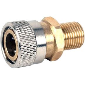 1/8 BSPP Male to 8MM Female Quick-Disconnect Connector Brass Adapter