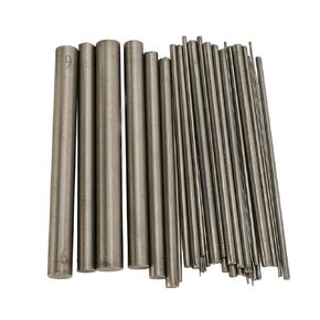 36 Pcs Stainless Steel Round Rod Set, Metal Solid Shaft Rods High Hardness Model Straight Round Rod Lathe Bar Jewelry Making Tool for DIY Craft Model with Storage Box