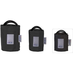 MDF Instruments Latex-Free Replacement Adult Blood Pressure Cuff with D-Ring, Double Tube Color: Black