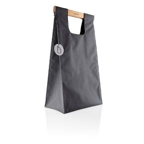 Eva Solo | Waste Separation Bag 7.4 Gallon (28 litres) | Beechwood Handles with Magnet Closure | Robust Stable Waste Separation Bag | Dark Grey