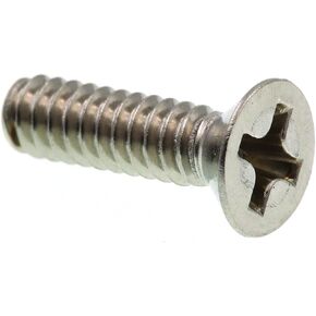 Prime-Line 9000531 Machine Screws, Flat Head, Phillips Drive, #6-32 X 1/2 In., Grade 18-8 (100 Pack)