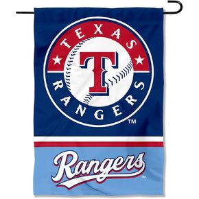 WinCraft Texas Rangers Powder Blue Double Sided Garden Flag