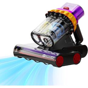 E.LUO Bed Vacuum Cleaner with Dust Sensor: 400W ≥10Kpa Mattress Vacuum Cleaner with UV & Ultrasonic and High Heating, Handheld Bed Vacuums for Mattress
