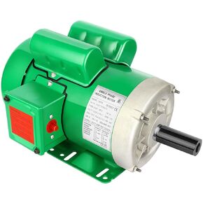 2HP Electric Motor Farm Duty Single Phase Motor 1725RPM 115/230V 145T TEFC CW/CCW 4Pole